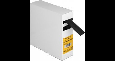 Delock Heat shrink tube Box, with inside adhesive, shrinkage ratio 3:1, 5 m x 15 mm black