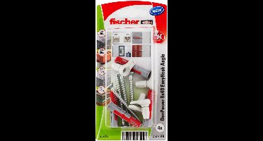 Fischer DuoPower 8x40 EasyHook Angle K (4) Plugassortiment 557917 1 set(s)