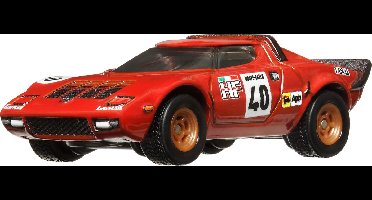 Hot Wheels Lancia Stratos NR 40 HKC49, Racewagen, 3 jaar, Metaal, Kunststof, Zwart, Rood, Wit