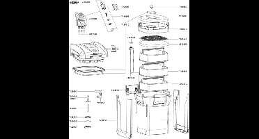 Eheim Filterpot Voor Prof. 3 2080/2180