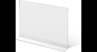 T Standaard Menuhouder Acryl A4 Landschap - Syna TA4PXS