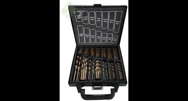 Boorset 101 delig, HSS boor, Cobalt Coated, Borenset, Hofftech