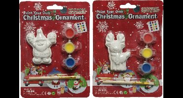 DIY verfset kerstman