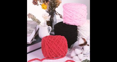 wol om te breien, 4 stuks, 100 g wol voor het haken, sokkenwol voor breien, voor dekens, truien, schoenen, mutsen, sjaals