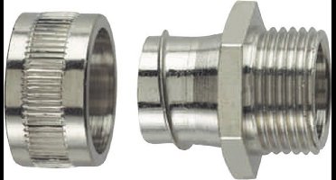 HellermannTyton 166-30300 SC10-FM-M12 Slangbevestiging Metaal 6.80 mm Recht 1 stuk(s)