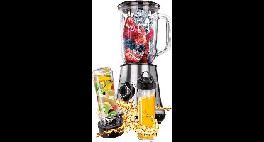 MPM Multifunctionele Blender to go - Smoothie Maker met 2 extra Flessen - 450W