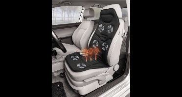 Currero Stoelverwarming - Stoelverwarming Auto Met Massage - Stoelverwarming Thuis 8 Standen - Opvouwbaar - Thuis en Auto