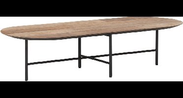 DTP Home Soho salontafel teakhout ovaal - 35x150x60 cm - Naturel