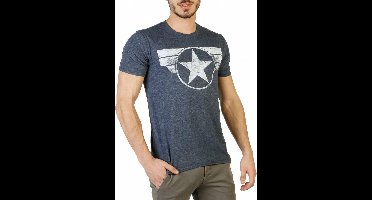 Heren T Shirt Marvel - blauw