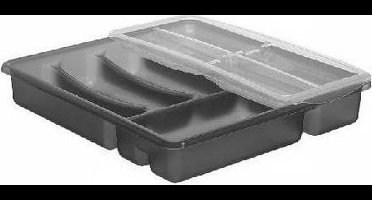 Bestekbak Rotho BASIC PLUS antraciet