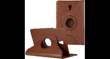 Hoes geschikt voor Samsung Galaxy Tab A 10.5 (2018) - 360 Graden Draaibaar Book Case Cover Kunstleer - Hoesje van iCall - Bruin