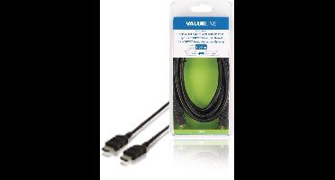 Valueline VLVB34000B20 High Speed Hdmi-kabel met Ethernet Hdmi-connector - Hdmi-connector 2,00 M Zwart