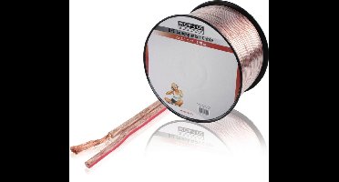König - Luidspreker Kabel - Transparant - 100 meter