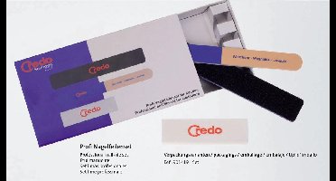 Credo-Profi-Nagelvijlenset-3 delig