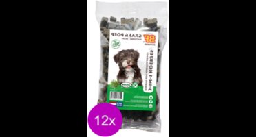 12x Biofood 3-In-1 Koekjes Kruiden Mini - Hondensnacks - 200g