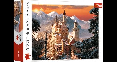 Trefl Neuschwanstein Kasteel Bavaria in de winter - 3000 stukjes