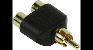 HQ Audiokoppelstuk Rca Mannelijk - 2x Rca Vrouwelijk