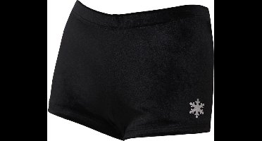 Snowflake - Turnen - Gymnastiek - Turnbroek -  Velours - Turnpak - Turnbroekje  - Kinderen - Zwart - Child Medium (CM)