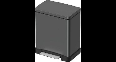 Allibert Lycia Vuilbak Pedaal Vierkant 12l Grijs (826308)