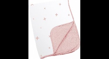 Doomoo Dream - Babydeken - Biokatoen - Ultrazacht - 75X100 cm - Stars Pink
