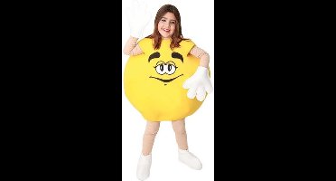 M&M kostuum geel kind