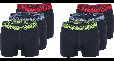 Apollo Katoenen Heren Boxers - 6 pack - maat XXL
