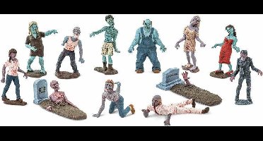 Safari Speelset Zombies Super Toob Junir 12-delig
