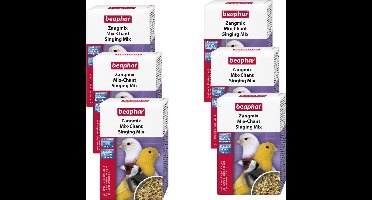 6x Beaphar Zangmix Kanarie - vogelvoer - 150g