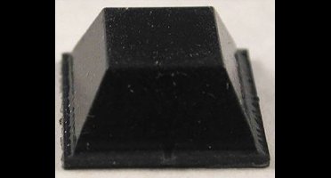 Hammond Electronics 1421T3 Apparaatvoet Zelfklevend, Rond Zwart (Ø x h) 12.7 mm x 5.8 mm 24 stuk(s)
