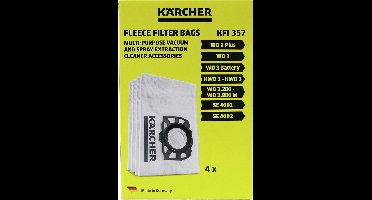 Stofzuigerzak - Stofzuiger Kärcher - Reservezak - 4 stuks