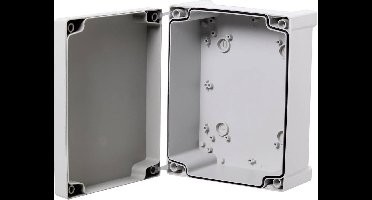 Fibox TAM 131308 Wandbehuizing 130 x 130 x 75 ABS Grijs-wit (RAL 7035) 1 stuk(s)