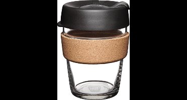 KeepCup - Brew Cork - herbruikbare koffiebeker - Zwart M (340 ml) - verschillende designs - Black
