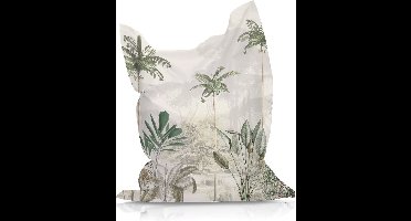 Zitzak - Tropical Wilderness beige green