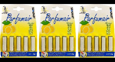 Scanpart - Parfumair - Stofzuiger Geurstaafjes - CITROEN - Stofzuiger Parfum - Geursticks - 15 Staafjes
