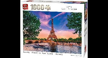 King Puzzel Parijs Eiffeltoren - City Collection - 1000 stukjes