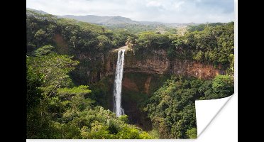 Poster Tropisch - Waterval - Regenwoud - 30x20 cm