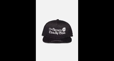 The Seven Deadly Sins Snapback Pet Logo Zwart