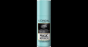 L'Oréal Magic Retouch Uitgroeispray Zwart - 3 x 75 ml - Voordeelverpakking