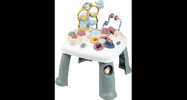 Smoby - Little Smoby - Activiteiten tafel - met vormensorteerder, telraam, 3 klankpinets, spiegel, roller, balspel