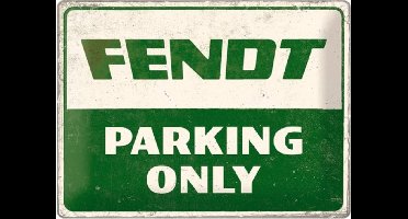 Wandbord - Fendt - Parking Only