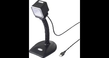 Renkforce RF-SBS-500 2D-barcodescanner Kabel 1D, 2D Imager Zwart Desktop USB-A