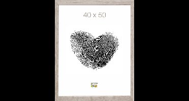 Deknudt Frames fotolijst S45RH1 - naturel - grijs - hout - 40x50 cm