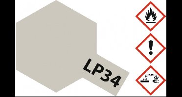Tamiya Hobbyverf Olieverf - LP-34 Light Grey - Matt - Lacquer Paint - Verf potje - 10 ml