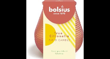 Bolsius - True Citronella - Patio candle - 94/91 - Koraal