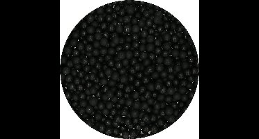 FunCakes Zachte Parels - Medium - Zwart - 60g - Eetbare Taartdecoratie
