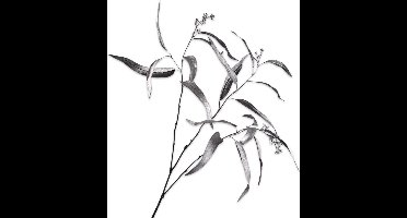 Silk-ka Kunstbloem-Zijde Eucalyptus Tak Zilver 98 cm