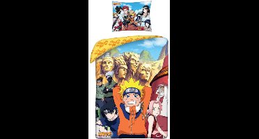 Naruto Dekbedovertrek Hokage - Eenpersoons - 140 x 200 cm - Katoen
