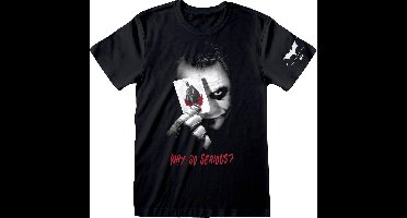 Batman The Dark Knight - Why So Serious? T-shirt zwart XL