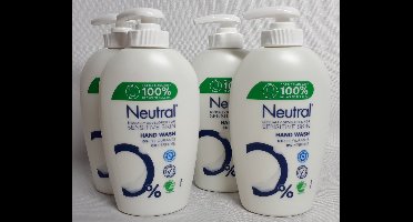 Neutral - Handzeep - Hand Wash - Sensitive Skin - 250ml x 4