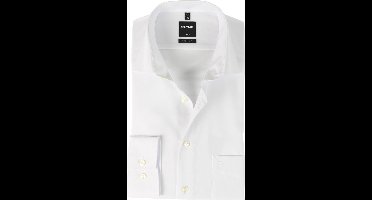 OLYMP Luxor modern fit overhemd - wit - Strijkvrij - Boordmaat: 39